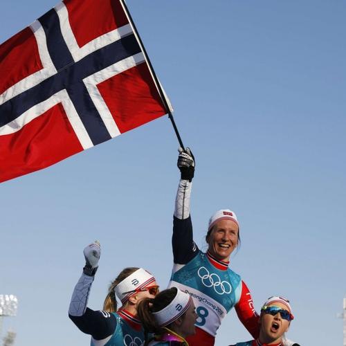 挪威队获得更多的奖牌